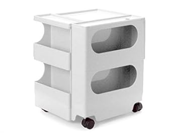 ボビーワゴン ホワイト　2段3トレイ　Bライン Amazon.co.jp: B-LINE/ビーライン ボビーワゴン2段3トレイ